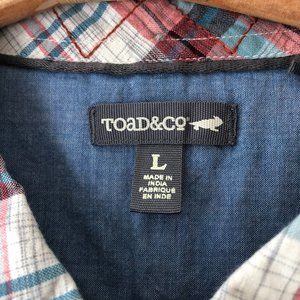 Men's Toad&Co Smythy Short Sleeve Button Down Collared Shirt